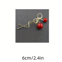 Cherry Bangs Hairpin for Girls