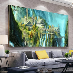 5D Diamond Art Painting Castle Full Rhinestones Kit