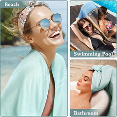 Oversized Quick Dry Beach Towel 39.3x70.8in
