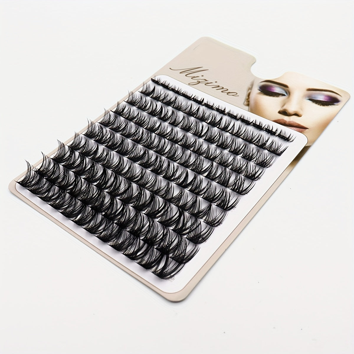 120pcs Segmented False Eyelashes Mixed Length Cluster Lashes Natural Extension
