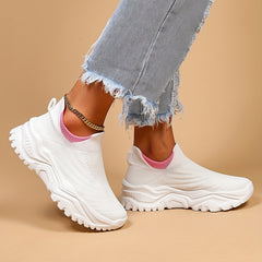 Woven Textured Running Shoes for Women