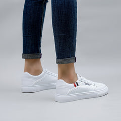 Women's Lace-up Casual Sneakers Flat Shoes