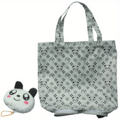 Cartoon Animal Grocery Bags - Waterproof & Machine Washable - Reusable Tote Bags