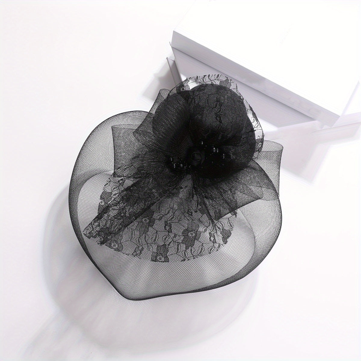 Lace Fascinators Hat British Style Derby Hat Wedding Cocktail Tea Party