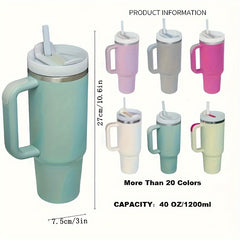 200ml Portable Car Cup Stainless Steel Water Cup Vacuum Insulated Cup with Straw