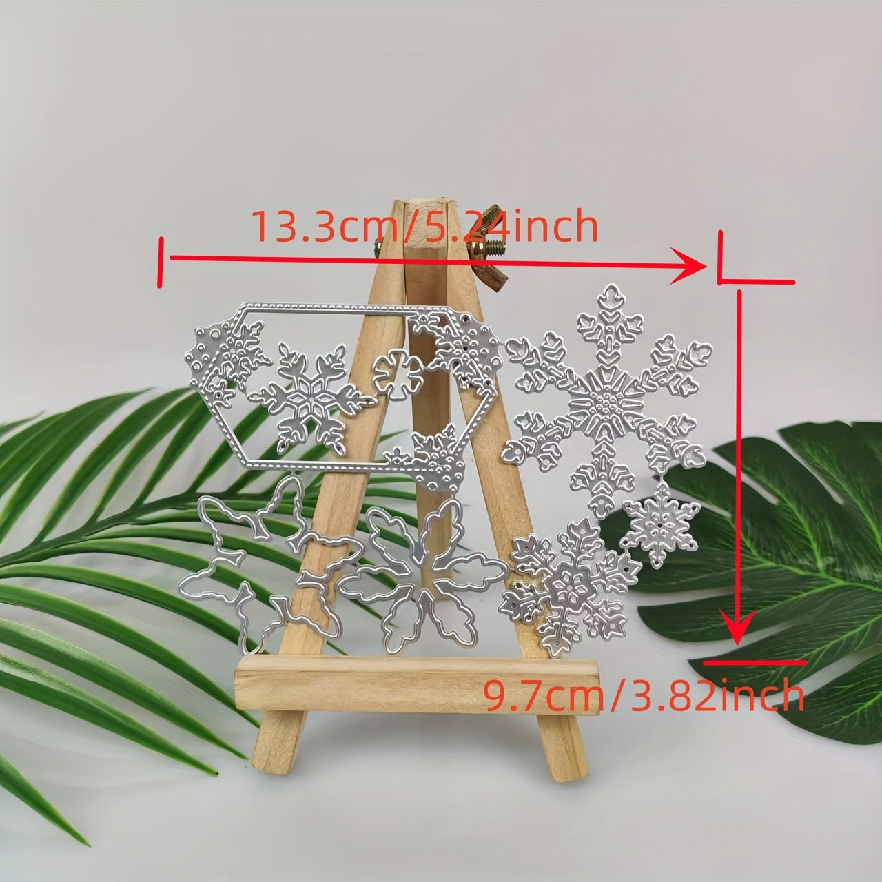 Christmas Snowflakes Metal Cutting Dies And Stamp Set