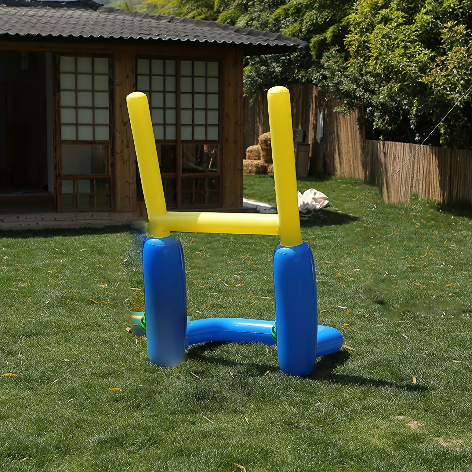 Inflatable Football Gate Interactive Game Volleyball Holder