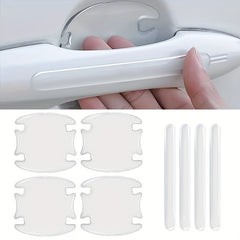 Car Handle Bowl Scratch Protective Stickers Rearview Mirror Protection Strip