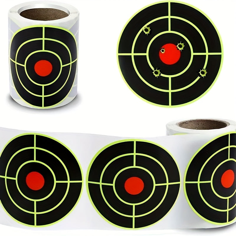 100pcs Fluorescent Splatter Targets for Shooting Fun
