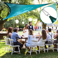 40pcs Stainless Steel Sun Shade Sail Hardware Kit for Installation Patio Lawn