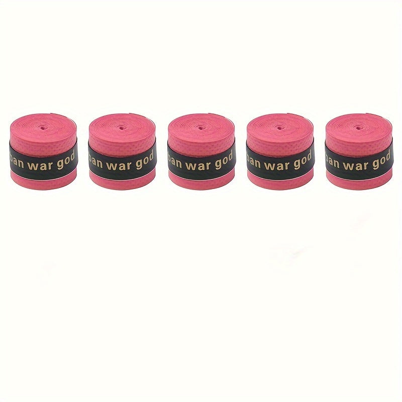 5pcs Tennis Grip Tape Non Slip Absorbent Grip Tape For Sports