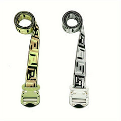 Colorful Quick Release Metal Buckle Jacquard Nylon Belt Men's Outdoor Waistband