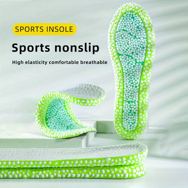 Upgraded Shock Absorption Insoles High Elastic Running Sneaker Pads