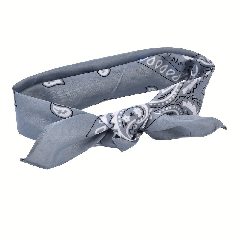 Hip Hop Bandana Paisley Print Multifunctional Scarf for Women & Men