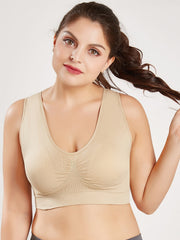 Full Coverage Push Up Breathable Bra