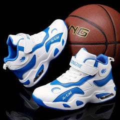 Kid's High Top Basketball Shoes Air Cushion Non Slip Sneakers