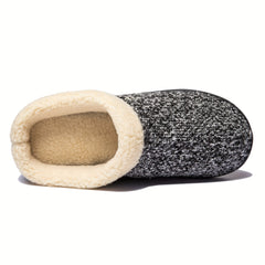 Men's Warm Slip On Slippers, Assorted Colors