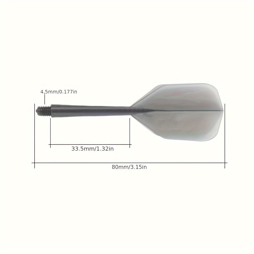 6pcs Transparent Dart Tail Anti-fall Wing