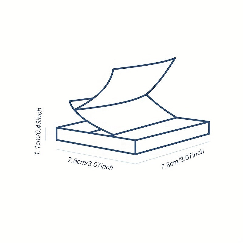 Solid Sticky Note 7.62x7.62 cm 80 Sheets