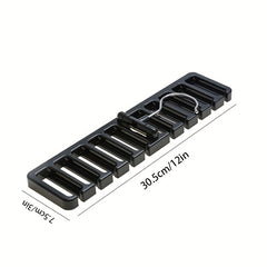 10-in-1 Leather Belt Storage Rack Multifunctional Tie Scarf Organizer