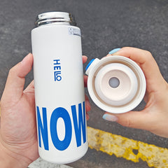 Stainless Steel Insulated Water Bottle 450ml - Thermal Cup Hot & Cold
