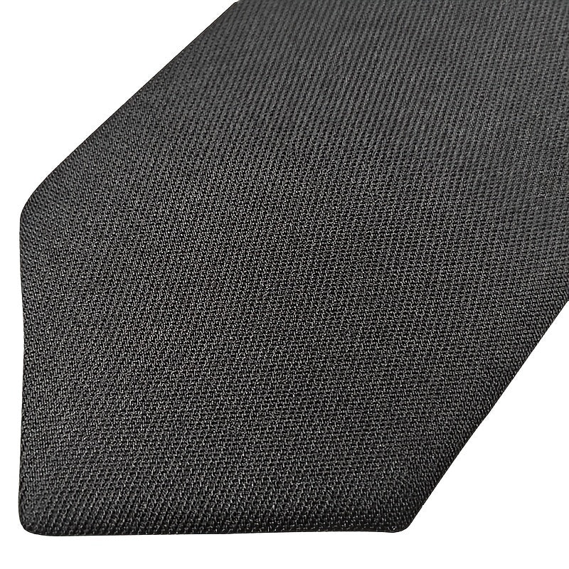 Solid Pre tied Tie Casual Dress Shirt Zipper Type Tie For Work