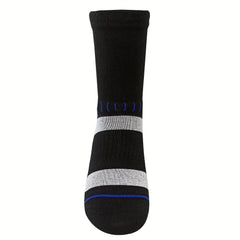Outdoor Moisture Wicking Mid Calf Socks 8 Pairs