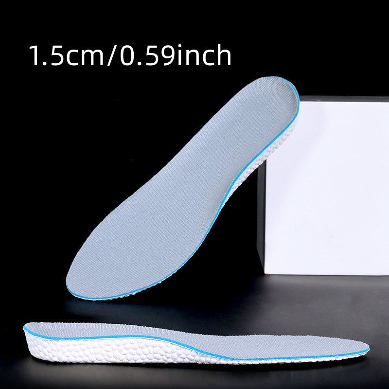 Height Increased Popcorn Memory Foam Insoles for Men Women