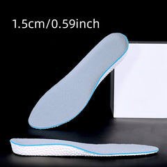 Height Increased Popcorn Memory Foam Insoles for Men Women