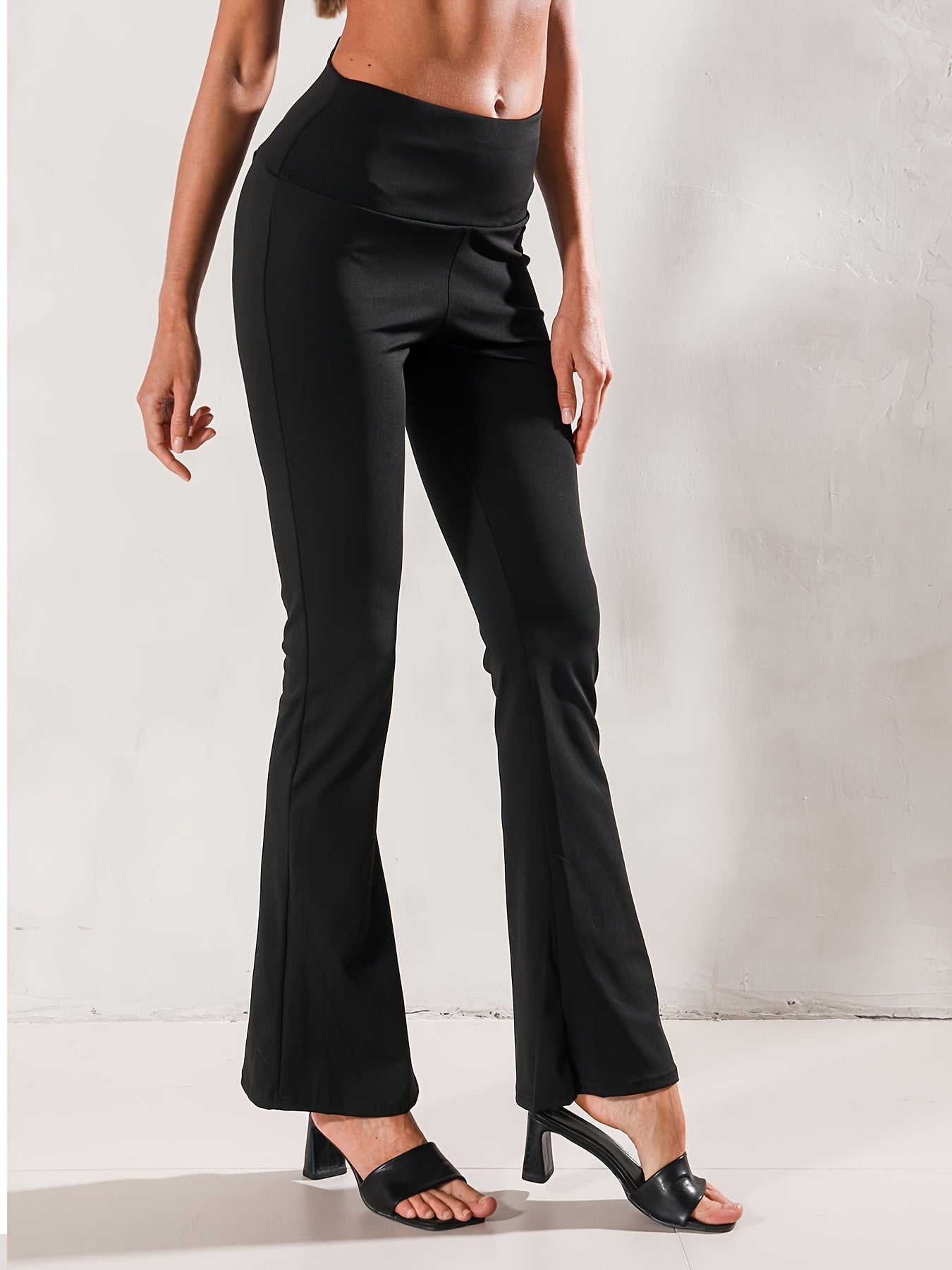 2pcs Flared Yoga Pants High Stretch Activewear