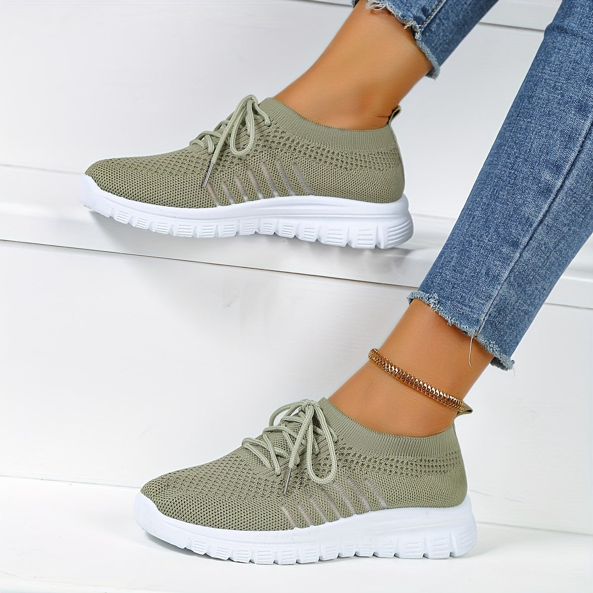 Women's Casual Mesh Sneakers Breathable Running Shoes