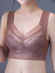 6pcs Floral Lace Bras Comfy & Breathable Women's Lingerie