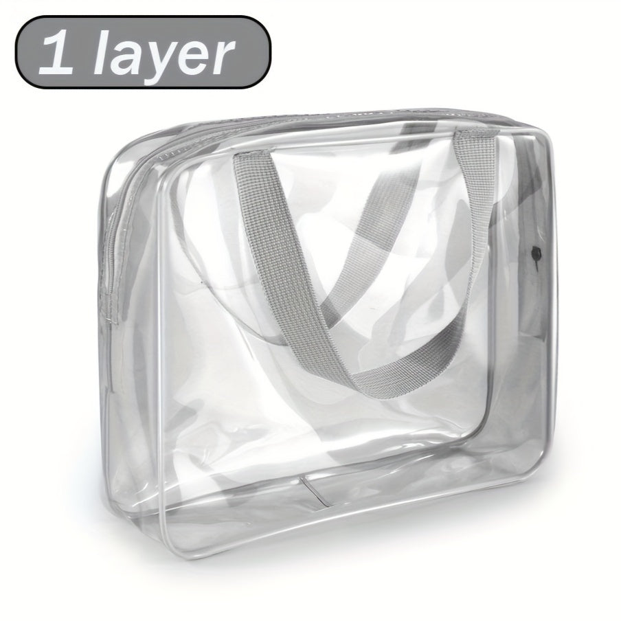 Clear Toiletry Bag Women Travel Essentials Small Cosmetic Make Up Bag