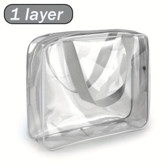 Clear Toiletry Bag Women Travel Essentials Small Cosmetic Make Up Bag