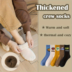 5 Pairs Winter Thick Casual Soft Socks for Men & Women