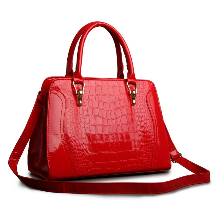 ETN Women Handbag Top-Handle PU Leather Cross-Body Shoulder Bag