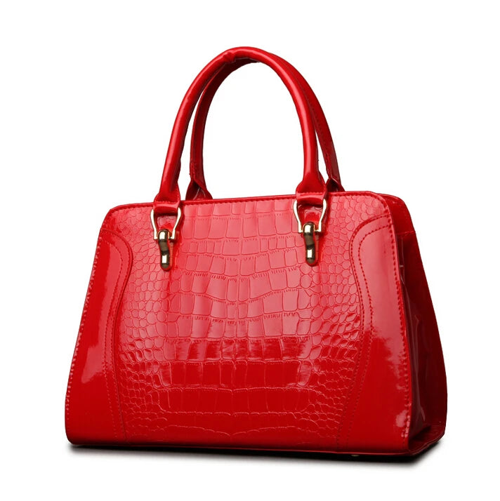 ETN Women Handbag Top-Handle PU Leather Cross-Body Shoulder Bag