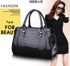 ETN Women Handbag Top-Handle PU Leather Cross-Body Shoulder Bag