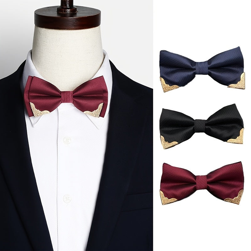 Women's Bow Metal Decor Solid Polyester Bow Tie Party Supplies