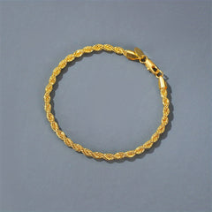 Classic Twisted Rope Bracelet For Girls Jewelry Accessories