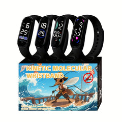 4pcs Electronic Sports Wristband Set - Outdoor Running Hiking Essential
