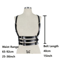Sexy Gothic Chest Harness Belt Hollow Out Body Suspenders