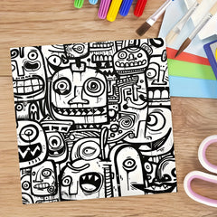 Deluxe Art Relaxation Coloring Book 24 Pages of Thick Paper Unique Cover