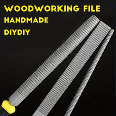 3pcs Wood File Round Half round Flat File Rasp High Carbon Ste