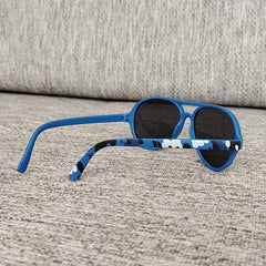 Camouflage Kids Sunglasses Anti-UV Riding Glasses for Boys