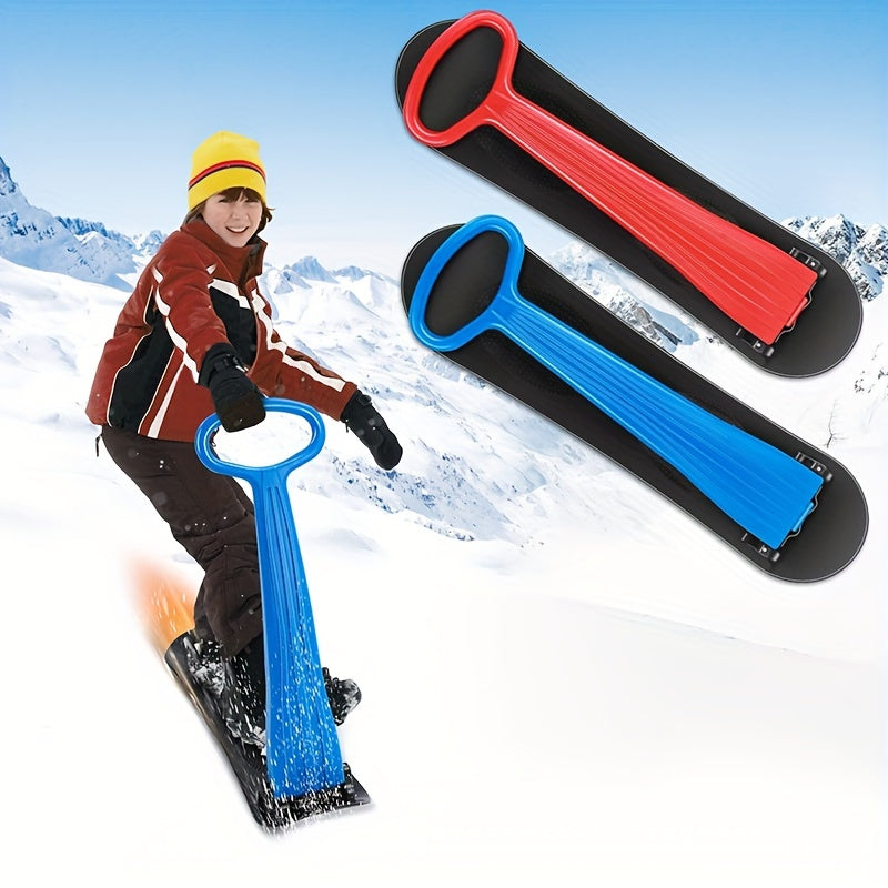 Foldable Snowboard Snow Sled Skiing Board Outdoor Ski Training