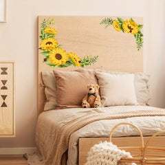 Yellow Sunflower Window Sticker - Brighten Up Your Home