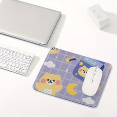 Bear Mouse Pad Square Waterproof Non Slip Rubber Base Mouse Pads