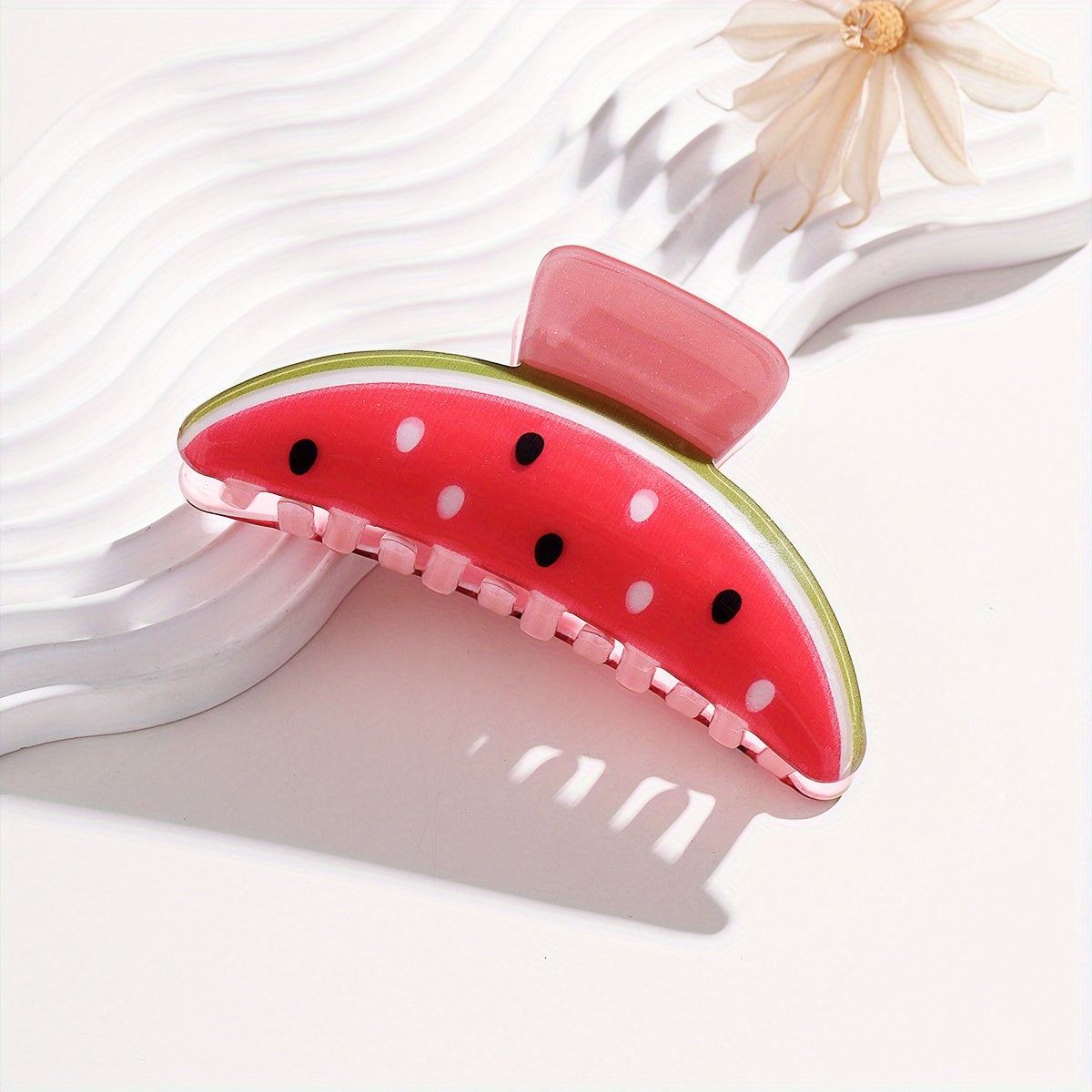 Fruit Vegetable Series Hair Claw - Strawberry Carrot Watermelon - Large Claw