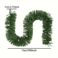 15pcs Artificial Flowers Branch Garland Christmas Tree Decorations
